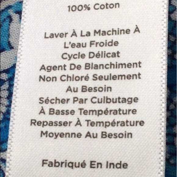 TALBOTS* (S/P) AZTEC Print Half-Button SHIRT, NNTS - Picture 10 of 11